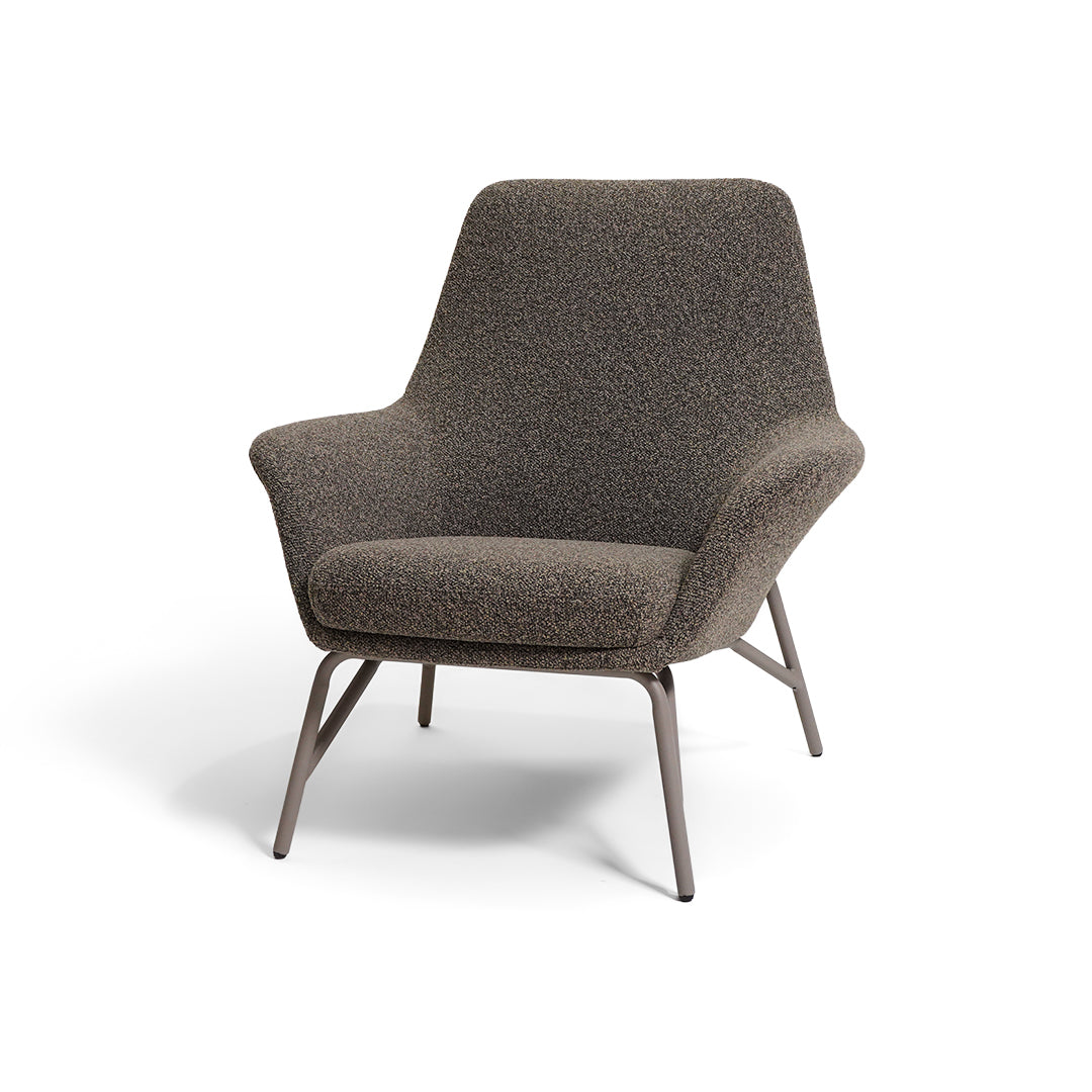 Lounge Chair -H-5180 - Grey -  Lounge Chairs - ebarza Furniture UAE | Shop Modern Furniture in Abu Dhabi & Dubai - مفروشات ايبازرا في الامارات | تسوق اثاث عصري وديكورات مميزة في دبي وابوظبي