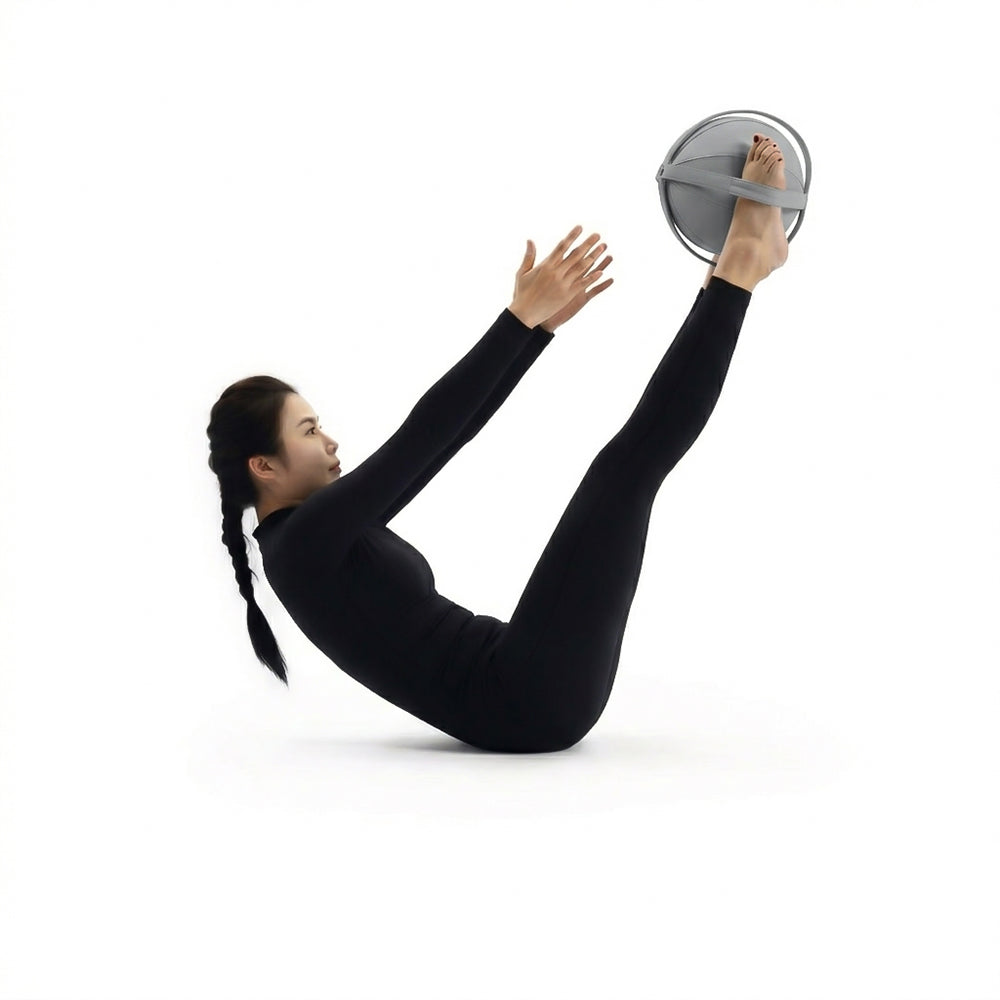 Lunara PVC leather body exercise ball for gym workouts, branded BEACON ZDDG, 22367, durable and supportive fitness equipment.