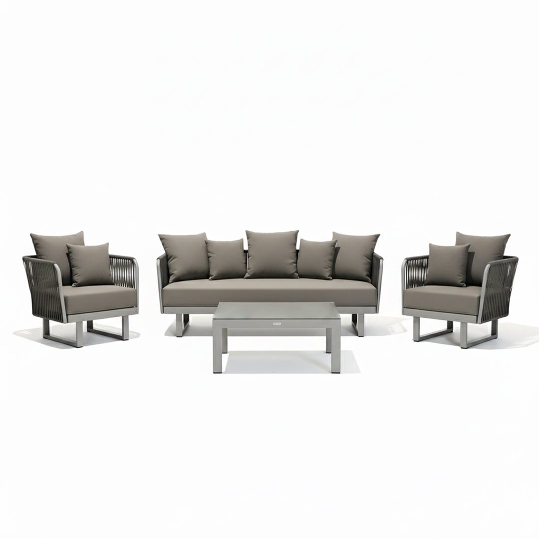 Lyon 3 Seater Outdoor Sofa 20810901 -  Outdoor Sofas - ebarza Furniture UAE | Shop Modern Furniture in Abu Dhabi & Dubai - مفروشات ايبازرا في الامارات | تسوق اثاث عصري وديكورات مميزة في دبي وابوظبي