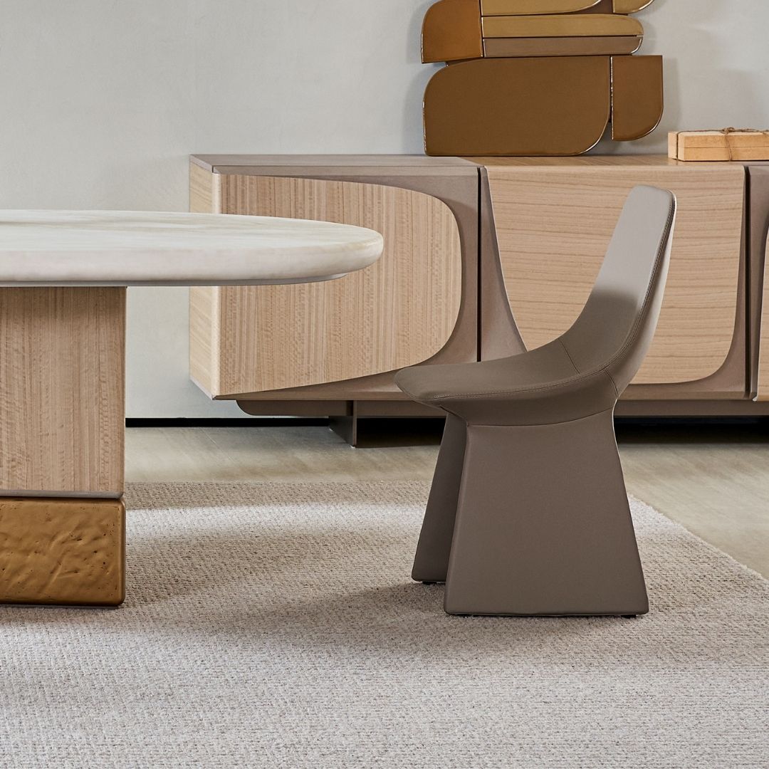 Pre-order 15 Days Delivery Marl Dining Chair AMF-CY666W -  Chairs - ebarza Furniture UAE | Shop Modern Furniture in Abu Dhabi & Dubai - مفروشات ايبازرا في الامارات | تسوق اثاث عصري وديكورات مميزة في دبي وابوظبي