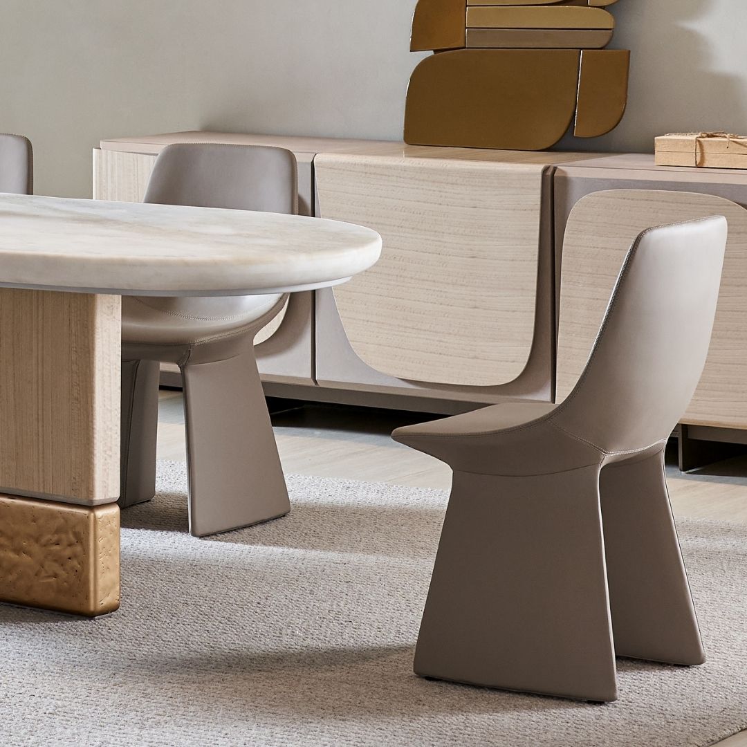 Pre-order 15 Days Delivery Marl Dining Chair AMF-CY666W -  Chairs - ebarza Furniture UAE | Shop Modern Furniture in Abu Dhabi & Dubai - مفروشات ايبازرا في الامارات | تسوق اثاث عصري وديكورات مميزة في دبي وابوظبي