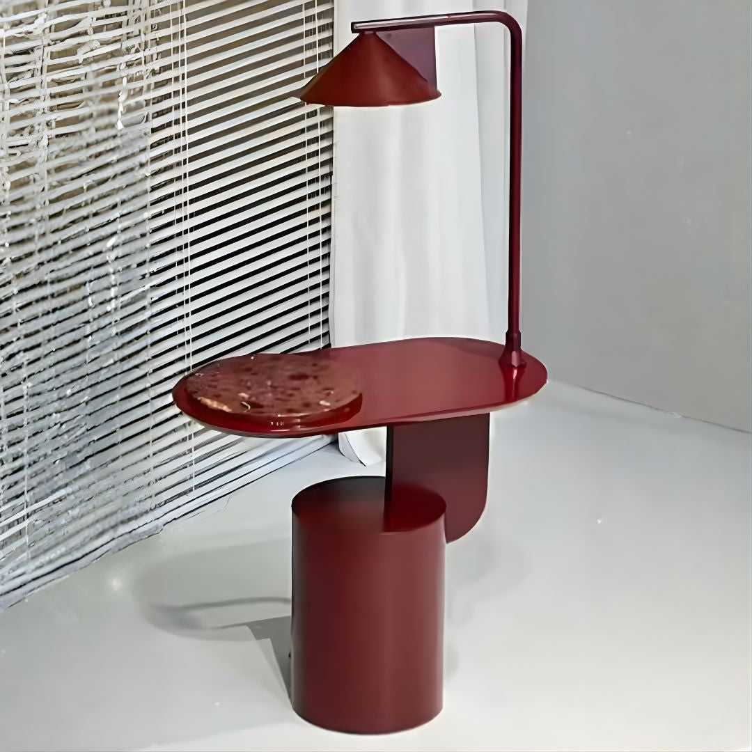 Pre-order 45 Days Delivery Marsala Side Table/Floor Lamp JK-D256 -  Bedside Tables - ebarza Furniture UAE | Shop Modern Furniture in Abu Dhabi & Dubai - مفروشات ايبازرا في الامارات | تسوق اثاث عصري وديكورات مميزة في دبي وابوظبي