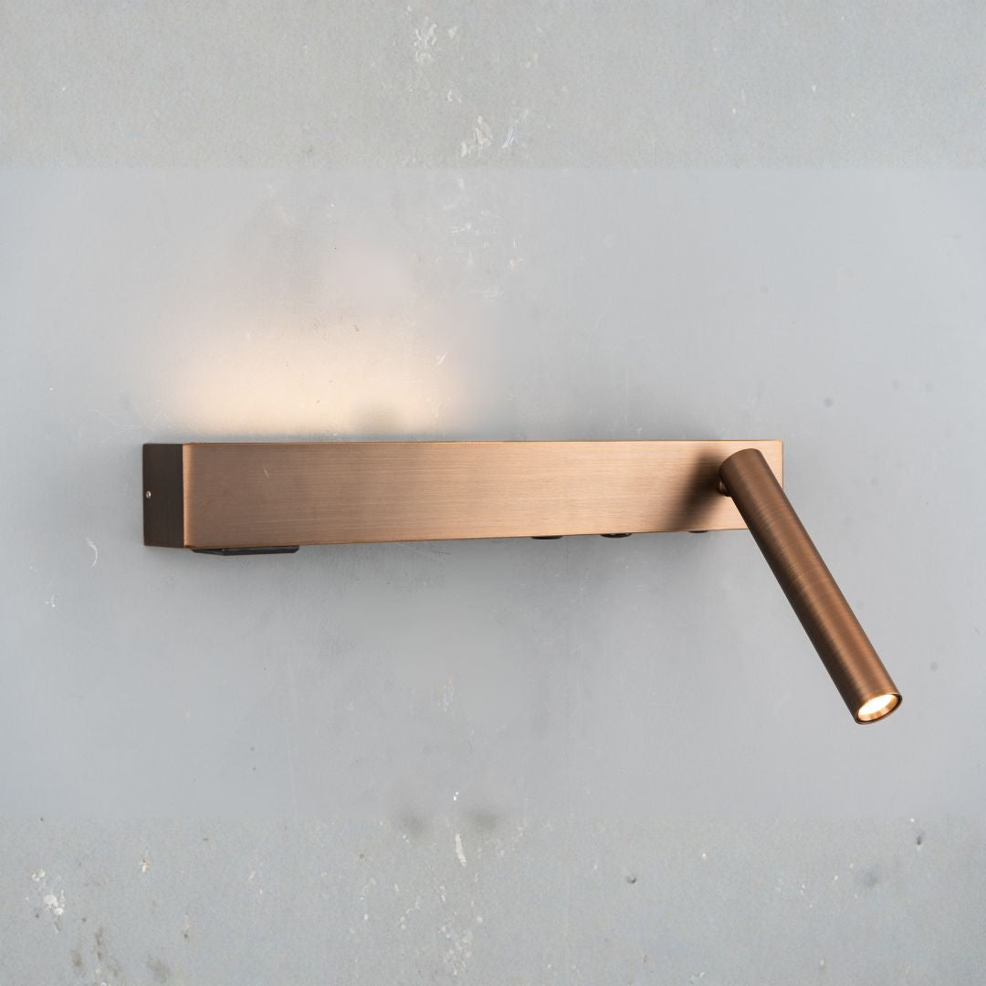 Mee Hotel Style Headboard/ Wall Reading Lamp Mee-Ez-WL(B)-28AB -  Wall Lamps - ebarza Furniture UAE | Shop Modern Furniture in Abu Dhabi & Dubai - مفروشات ايبازرا في الامارات | تسوق اثاث عصري وديكورات مميزة في دبي وابوظبي