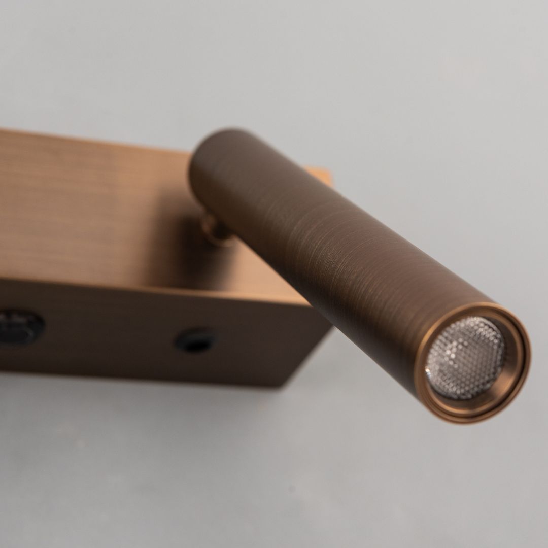 Mee Hotel Style Headboard/ Wall Reading Lamp Mee-Ez-WL(B)-28AB -  Wall Lamps - ebarza Furniture UAE | Shop Modern Furniture in Abu Dhabi & Dubai - مفروشات ايبازرا في الامارات | تسوق اثاث عصري وديكورات مميزة في دبي وابوظبي