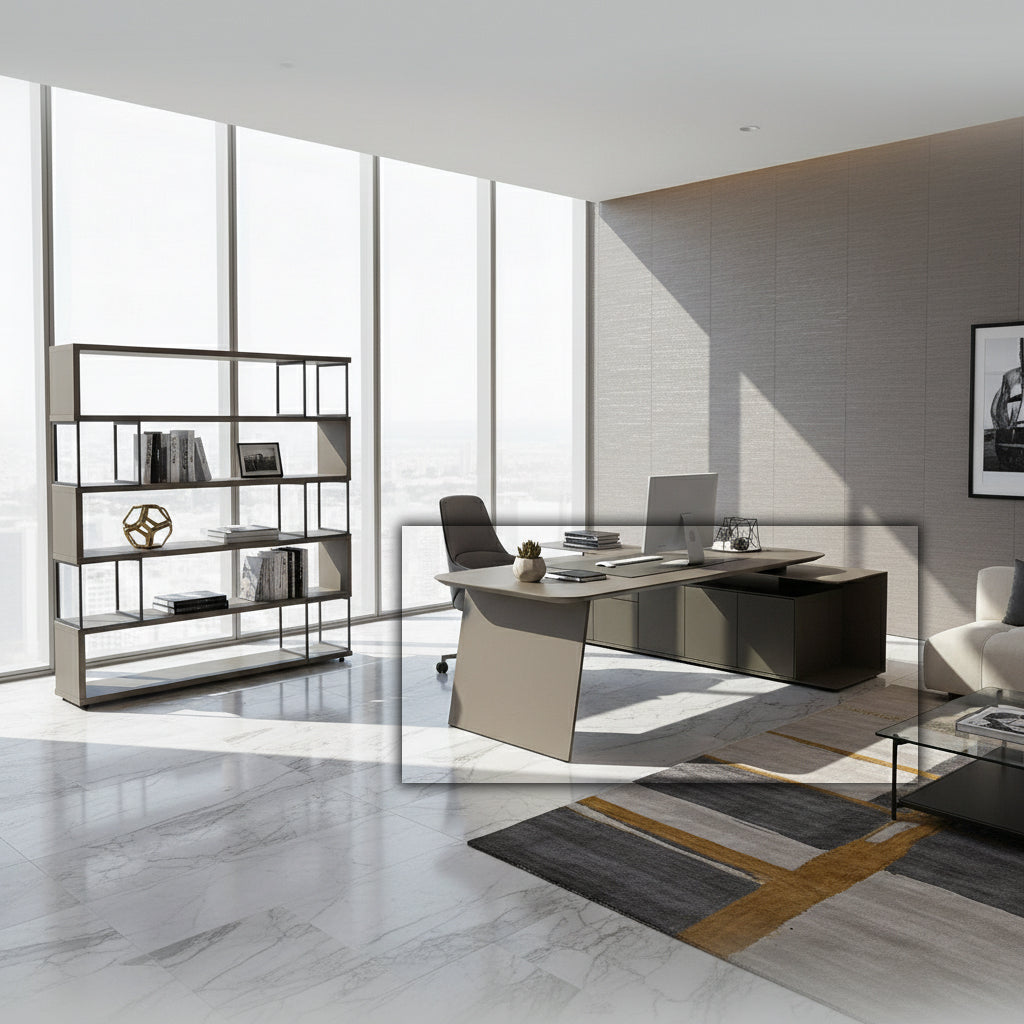 Microfiber Hard Leather Desk OD-252-L