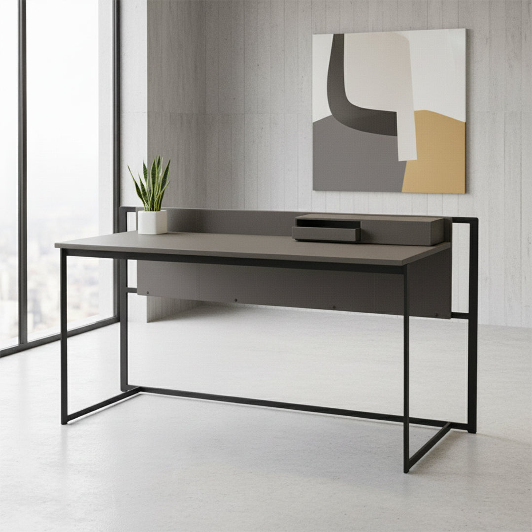 Microfiber Hard Leather Desk OD-259 -  Office Desks - ebarza Furniture UAE | Shop Modern Furniture in Abu Dhabi & Dubai - مفروشات ايبازرا في الامارات | تسوق اثاث عصري وديكورات مميزة في دبي وابوظبي