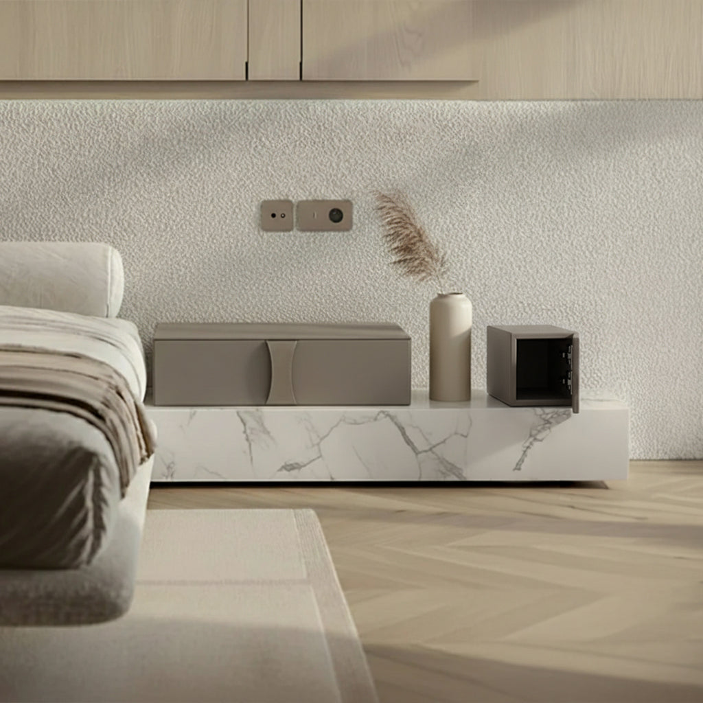 Microfiber Hard Leather Drawer Box TSA555-DR