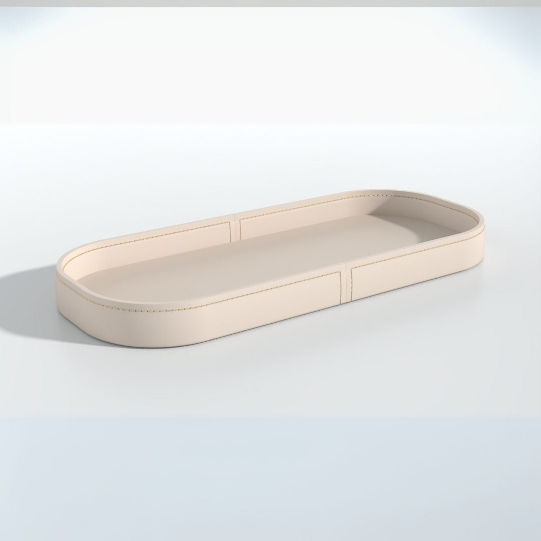 Microfiber Hard Leather Tray TR-252-Q -  Trays - ebarza Furniture UAE | Shop Modern Furniture in Abu Dhabi & Dubai - مفروشات ايبازرا في الامارات | تسوق اثاث عصري وديكورات مميزة في دبي وابوظبي