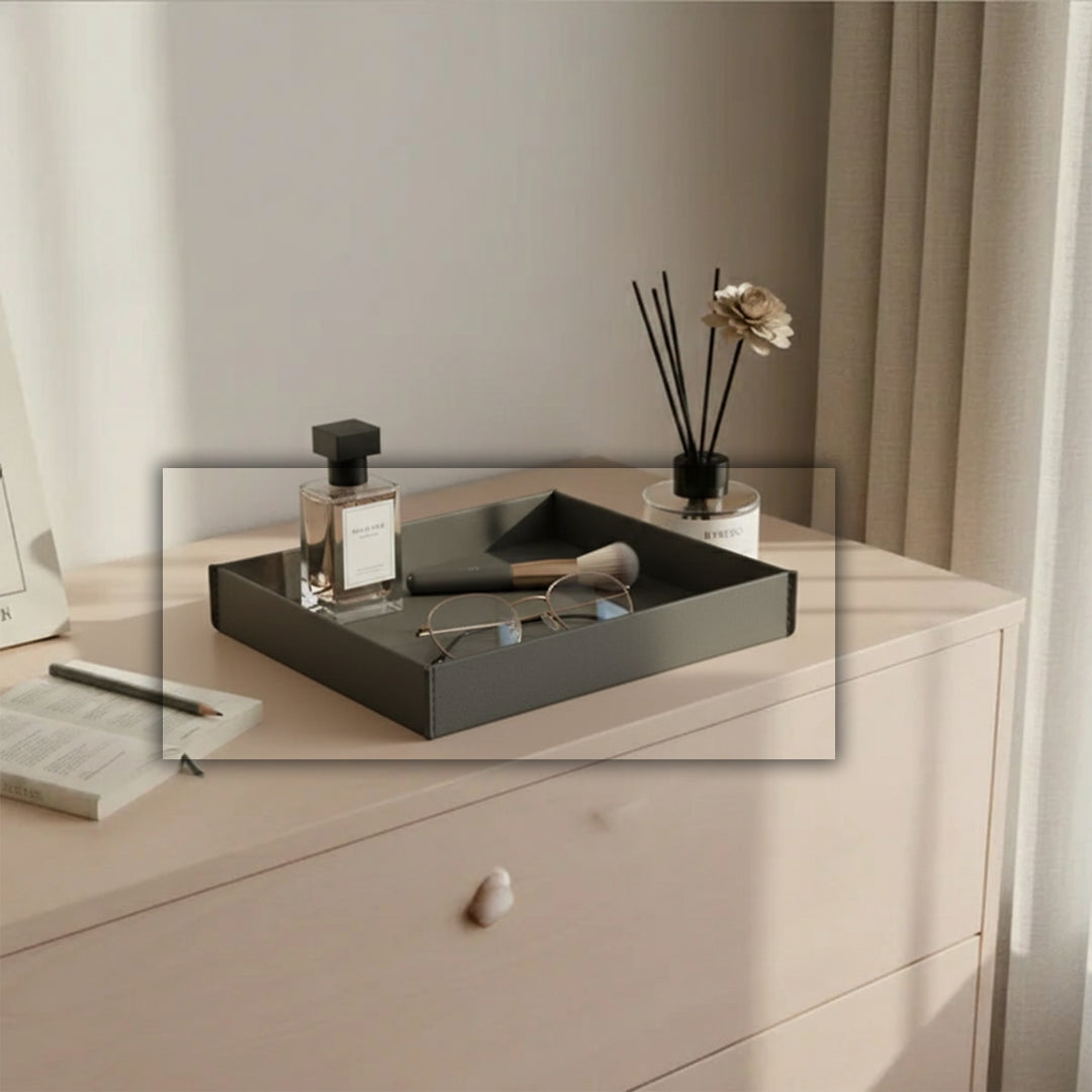 Microfiber Hard Leather Tray TSA555-TR -  Trays - ebarza Furniture UAE | Shop Modern Furniture in Abu Dhabi & Dubai - مفروشات ايبازرا في الامارات | تسوق اثاث عصري وديكورات مميزة في دبي وابوظبي