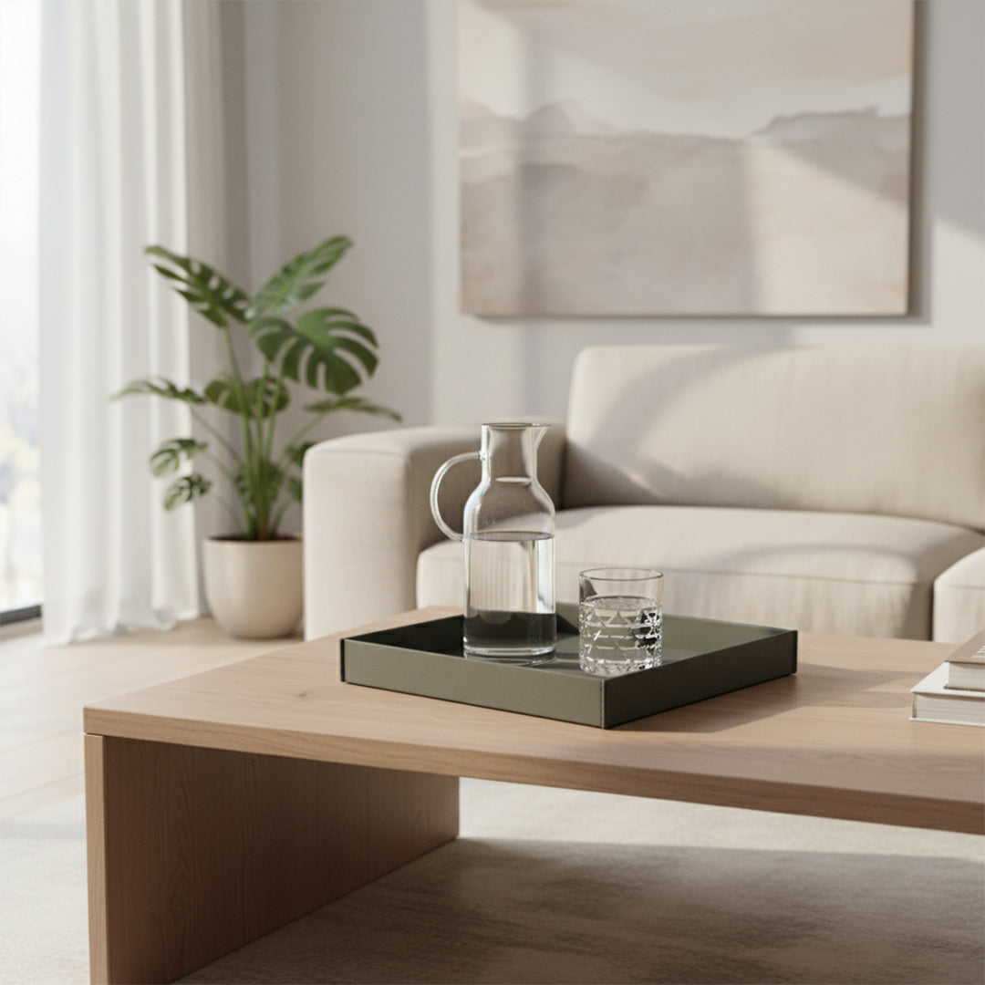 Microfiber Hard Leather Tray TSA555-TR -  Trays - ebarza Furniture UAE | Shop Modern Furniture in Abu Dhabi & Dubai - مفروشات ايبازرا في الامارات | تسوق اثاث عصري وديكورات مميزة في دبي وابوظبي