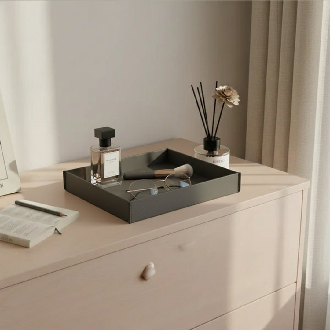 Microfiber Hard Leather Tray TSA555-TR -  Trays - ebarza Furniture UAE | Shop Modern Furniture in Abu Dhabi & Dubai - مفروشات ايبازرا في الامارات | تسوق اثاث عصري وديكورات مميزة في دبي وابوظبي