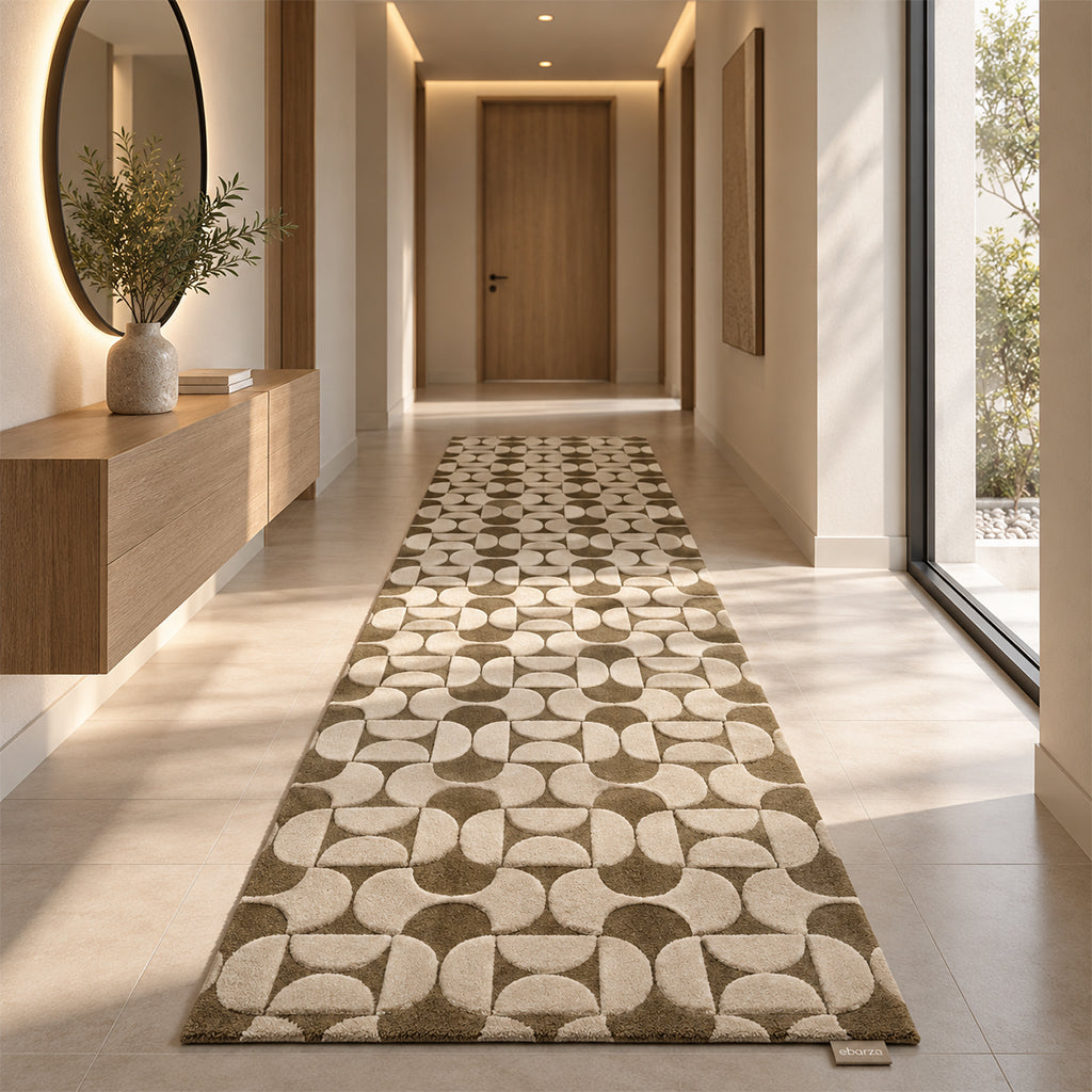 Pre-order 55 Days Delivery 350X100 Cm Modena Hand Tufted Acrylic Carpet  NR-040-3510