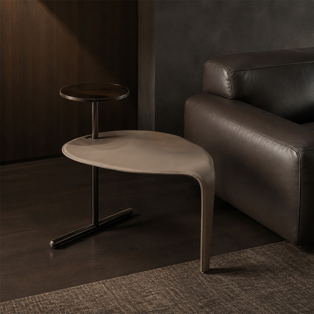 Pre-order 85 Days Delivery Modern Nesting Side Table ST795 - Brushed Gun