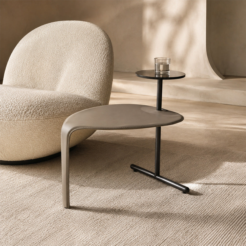 Pre-order 85 Days Delivery Modern Nesting Side Table ST795 - Brushed Gun