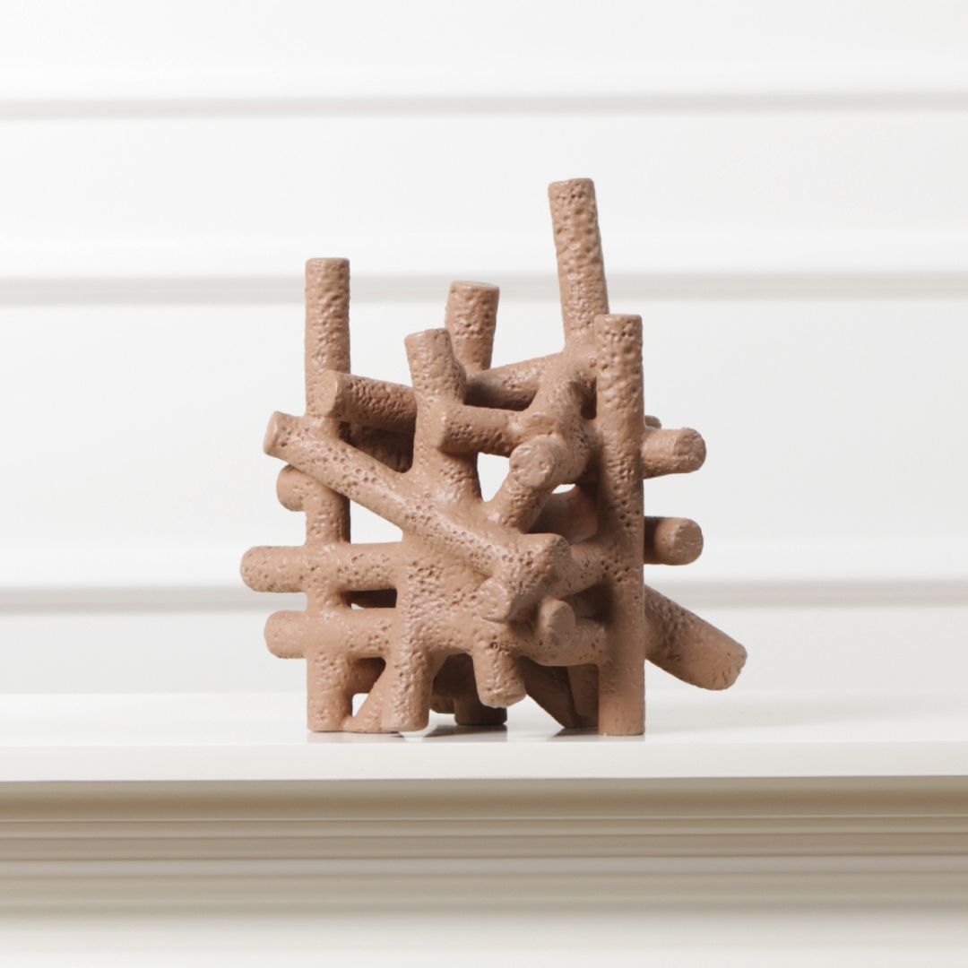 Muddy Red Interlocking Forms KA5123B | ebarza