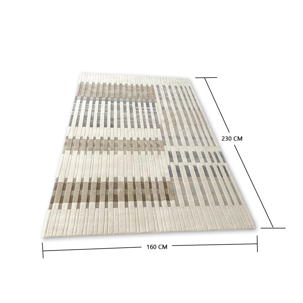 Pre-order 55 Days Delivery 230X160 Cm Colonnade Hand Tufted Acrylic Carpet NR-022-2316
