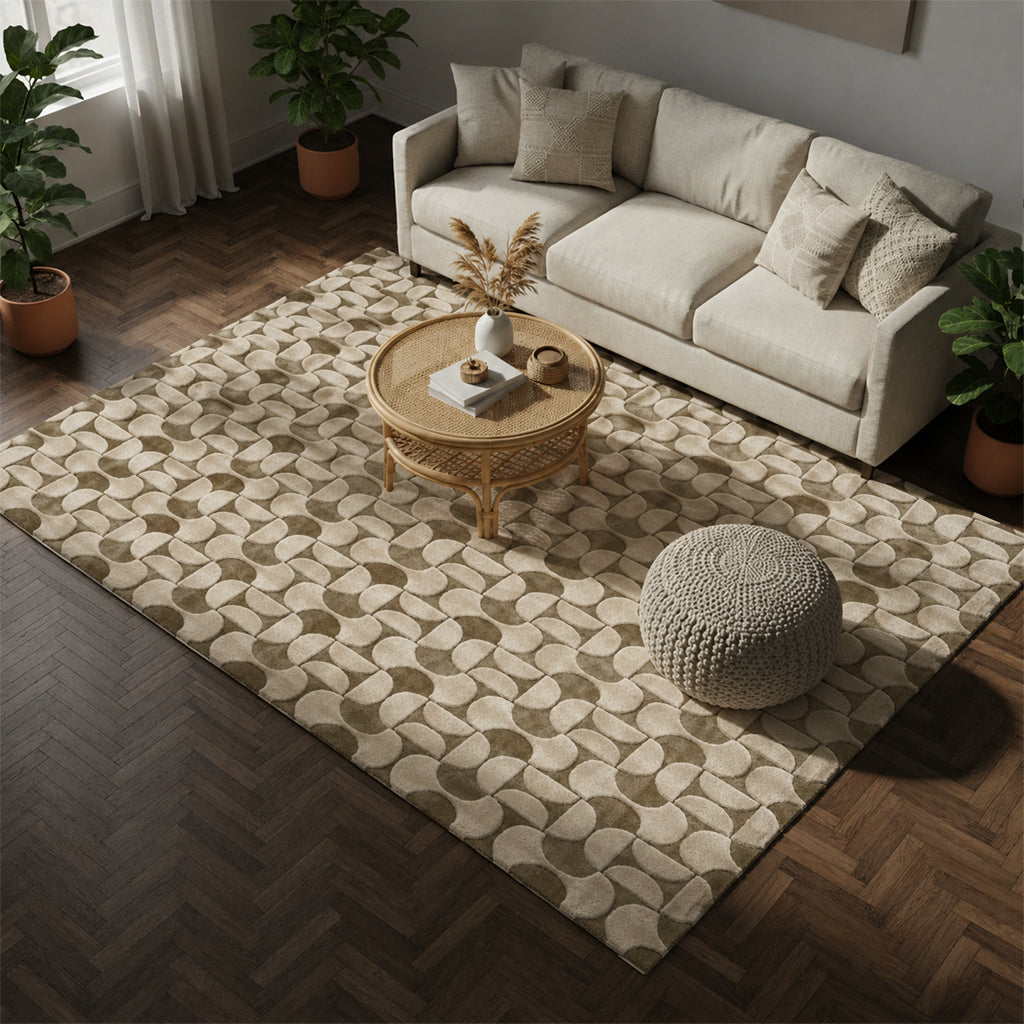 Pre-order 55 Days Delivery 230X160 Cm Modena Hand Tufted Acrylic Carpet NR-040-2316