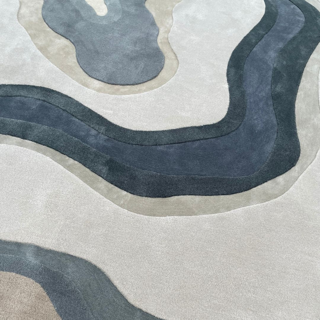 Pre-order 55 Days Delivery D300 Cm Ondine Hand Tufted Acrylic Carpet  NR-057-300