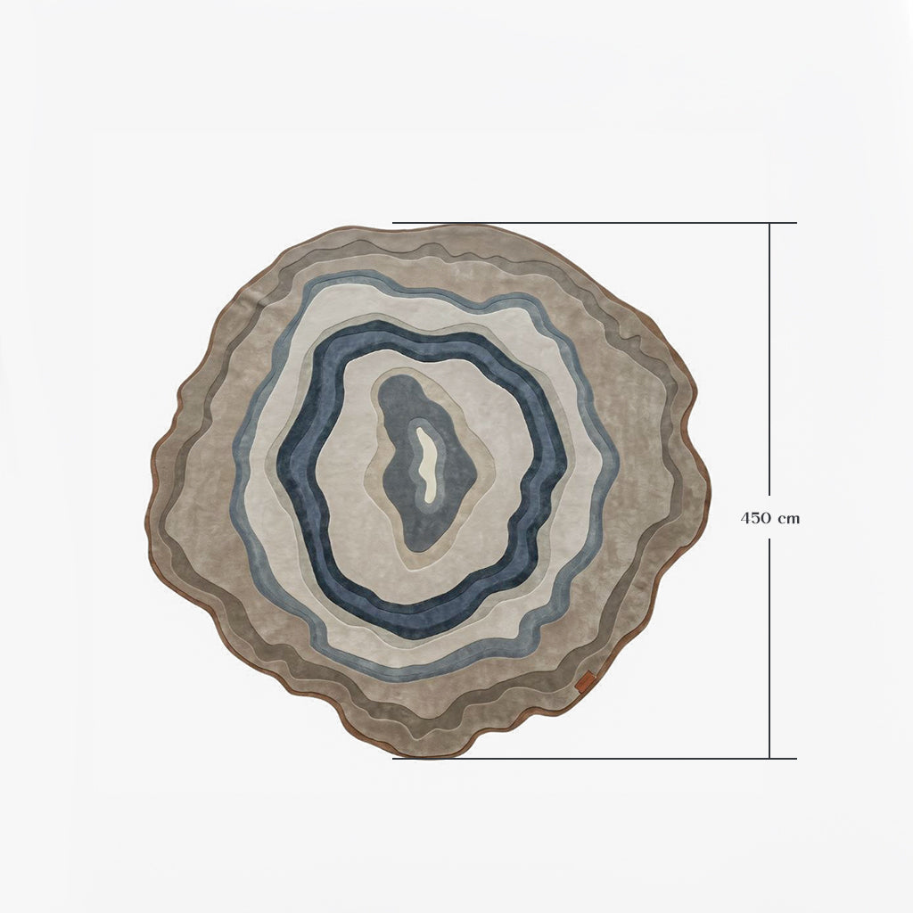 Pre-order 55 Days Delivery D450 Cm Ondine Hand Tufted Acrylic Carpet  NR-057-450