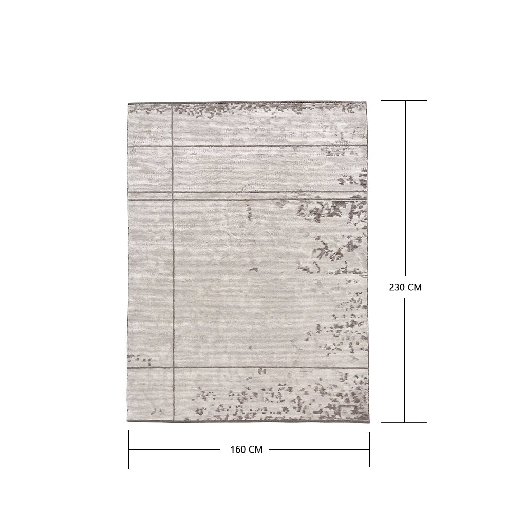 Pre-order for 55 Days Delivery - 230X160 Cm  Cadre Linear Hand Tufted Acrylic Carpet NR-093-2316