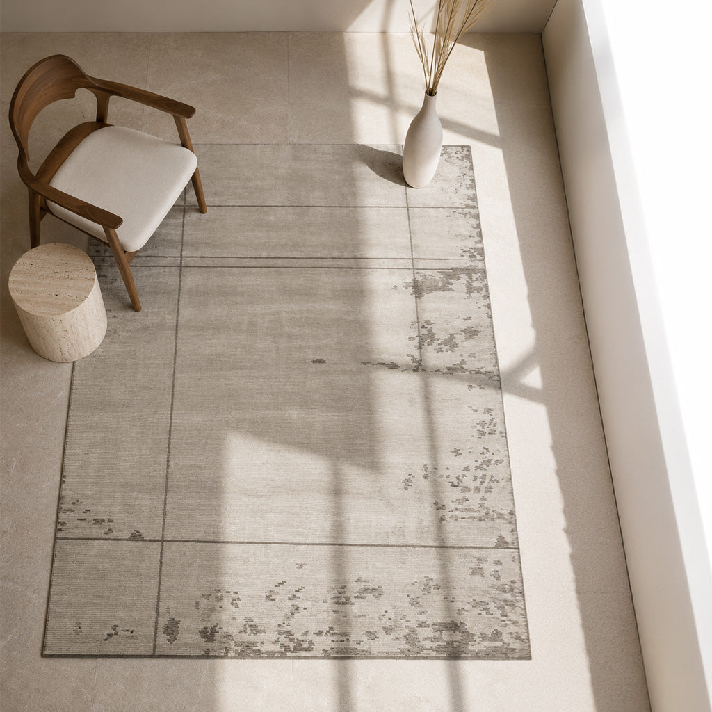 Pre-order for 55 Days Delivery - 230X160 Cm  Cadre Linear Hand Tufted Acrylic Carpet NR-093-2316