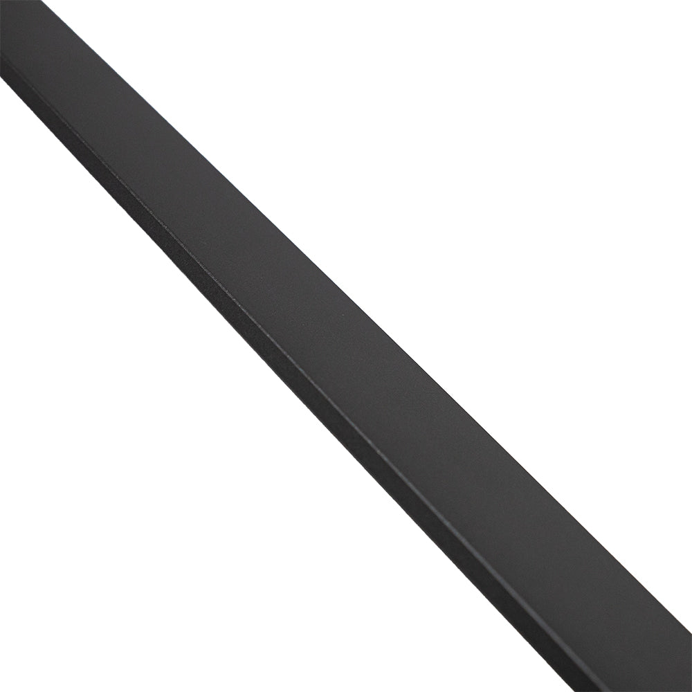 BEACON narrow flat waistline door handle accessory SXLYX-3 mounted on door, close-up view showing sleek design and finish.