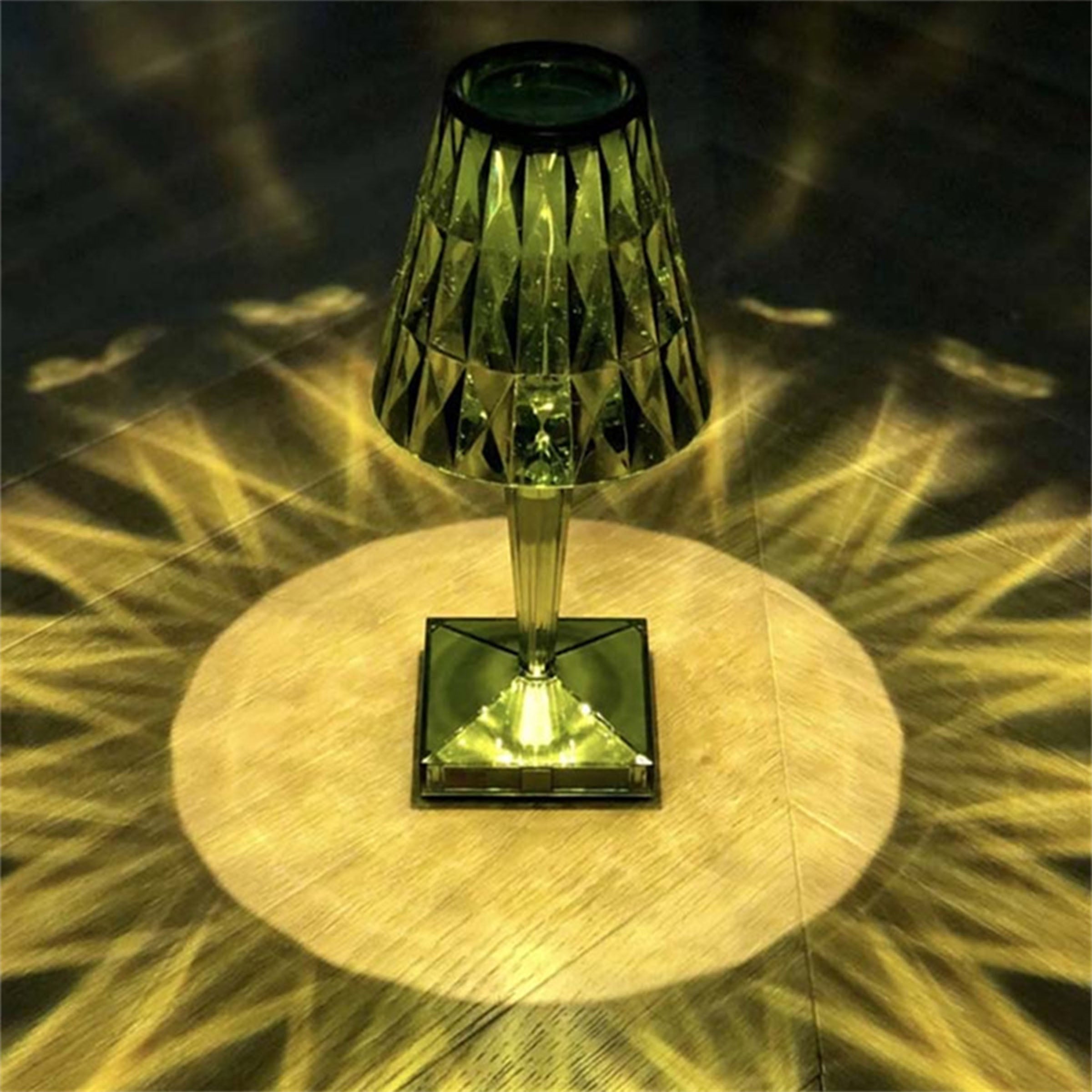 Night Light Green Table Lamp  HTD-INL78515 GR -  Desk\table Lamps | مصباح طاولة أخضر فاتح ليلاً - ebarza Furniture UAE | Shop Modern Furniture in Abu Dhabi & Dubai - مفروشات ايبازرا في الامارات | تسوق اثاث عصري وديكورات مميزة في دبي وابوظبي