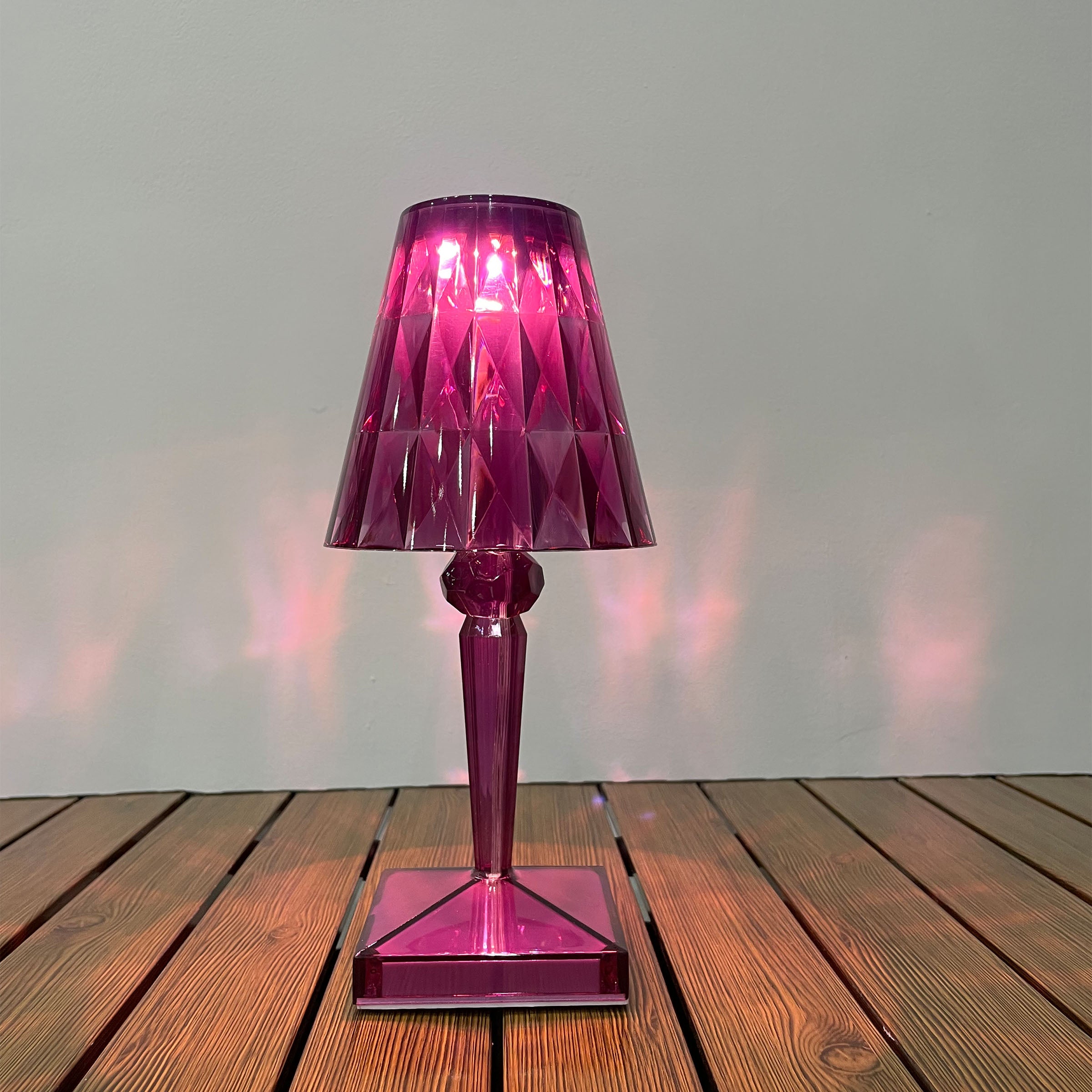 Night Light Purple Table lamp  HTD-INL78515 PURPLE -  Desk\table Lamps | مصباح طاولة أرجواني فاتح - ebarza Furniture UAE | Shop Modern Furniture in Abu Dhabi & Dubai - مفروشات ايبازرا في الامارات | تسوق اثاث عصري وديكورات مميزة في دبي وابوظبي