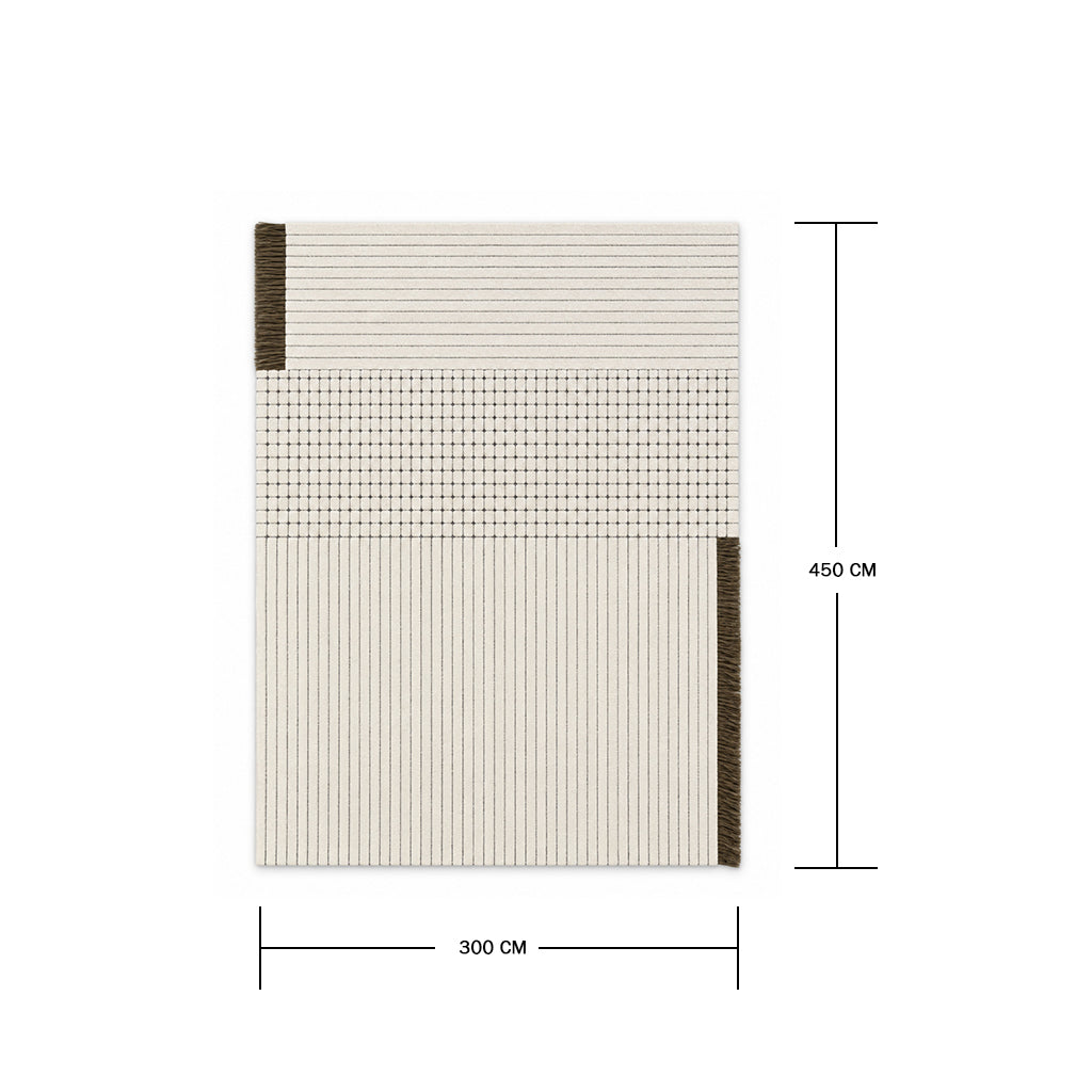 Pre-order 55 Days Delivery 450X300 Cm Noren Hand Tufted Acrylic Carpet NR-028-4530