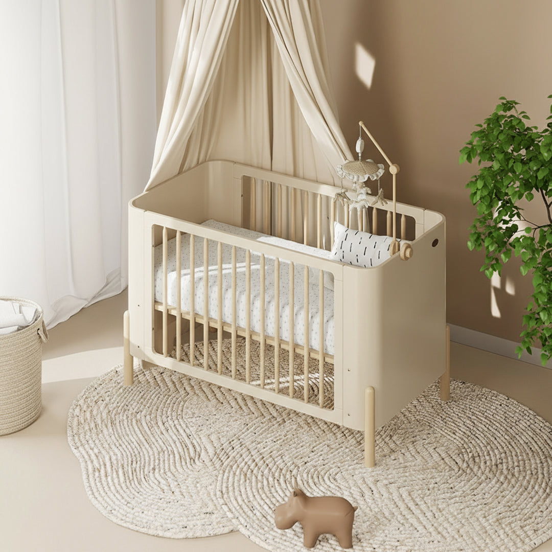 Nova Cot Bed Baby Crib EB-NVCB/TEBH -  Cribs - ebarza Furniture UAE | Shop Modern Furniture in Abu Dhabi & Dubai - مفروشات ايبازرا في الامارات | تسوق اثاث عصري وديكورات مميزة في دبي وابوظبي