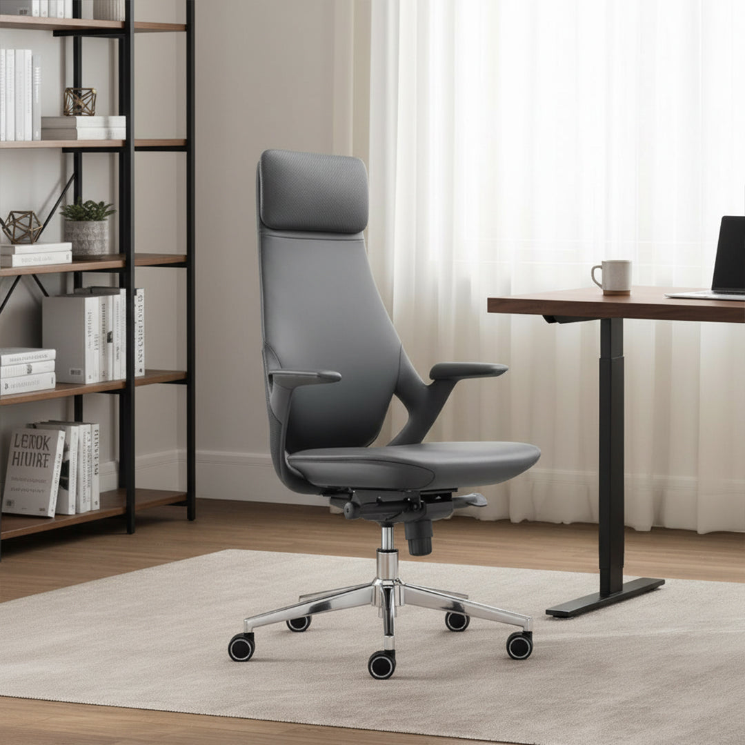 Office Chair M17H-BL -  Office Chairs - ebarza Furniture UAE | Shop Modern Furniture in Abu Dhabi & Dubai - مفروشات ايبازرا في الامارات | تسوق اثاث عصري وديكورات مميزة في دبي وابوظبي