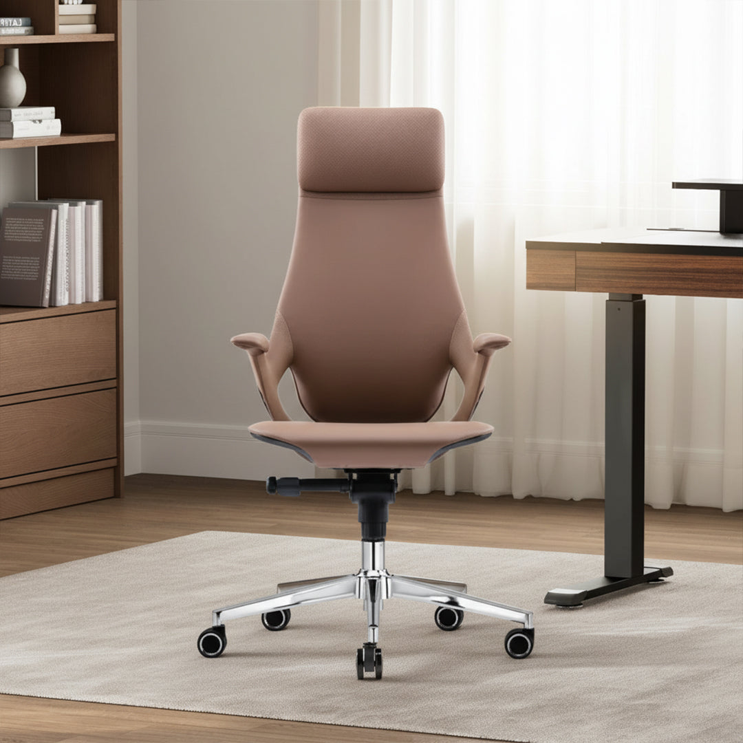 Office Chair M17H-BR -  Office Chairs - ebarza Furniture UAE | Shop Modern Furniture in Abu Dhabi & Dubai - مفروشات ايبازرا في الامارات | تسوق اثاث عصري وديكورات مميزة في دبي وابوظبي