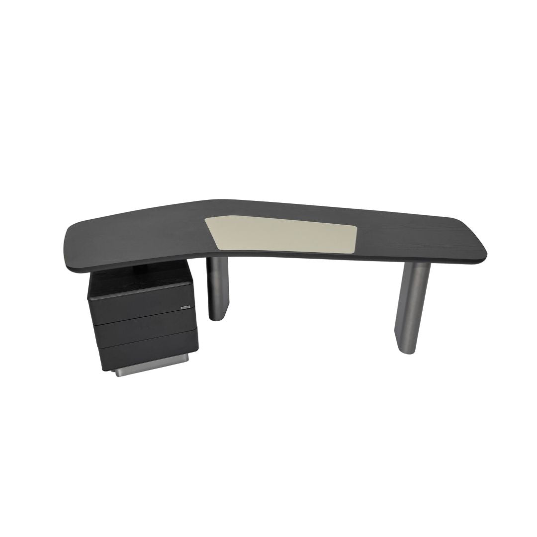 BEACON Mono Office Desk JK-J35 with spacious tabletop and sturdy metal frame for modern office workspace.