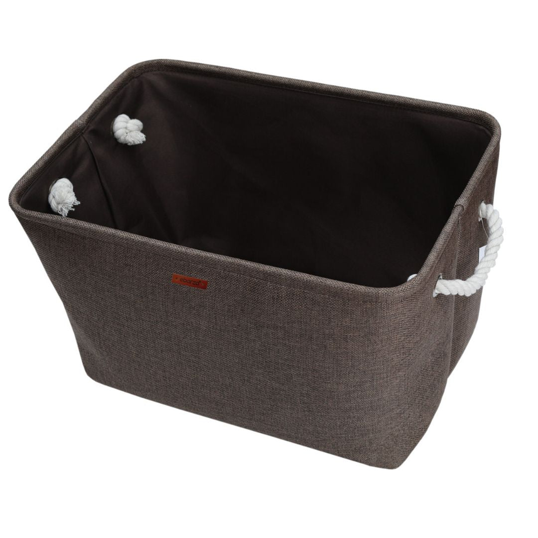 Ofoot storage basket by BEACON with a woven design, rectangular shape, and sturdy handles for organization and storage.