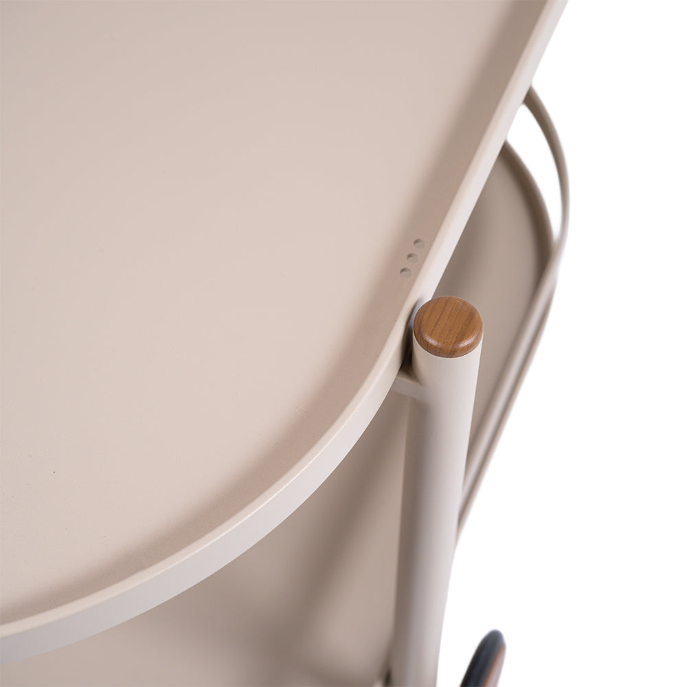 PIPE BAR CART KT8503N42ALU -  Trolley - ebarza Furniture UAE | Shop Modern Furniture in Abu Dhabi & Dubai - مفروشات ايبازرا في الامارات | تسوق اثاث عصري وديكورات مميزة في دبي وابوظبي