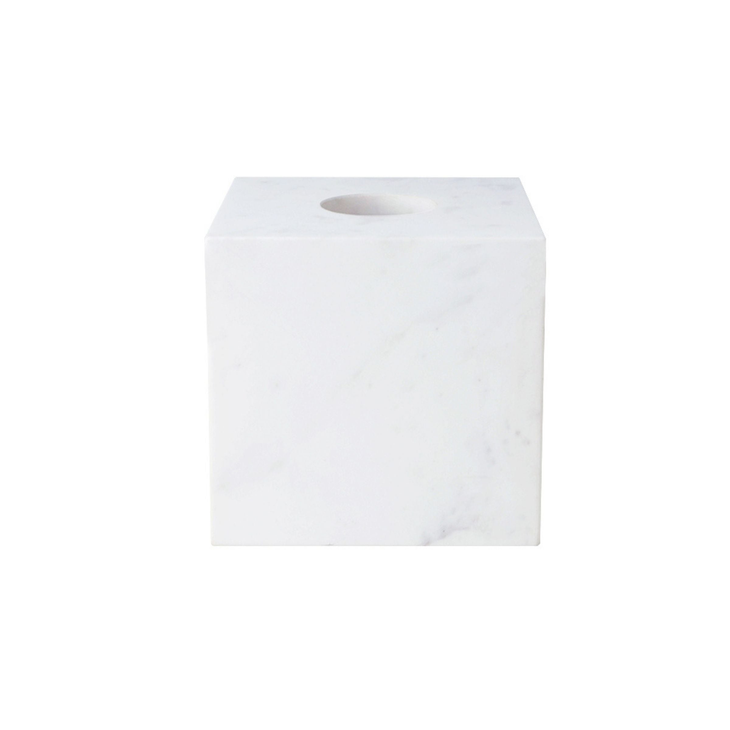Jazz white marble square tissue box (PVC magnetic suction base) PSA880A -  Bath Sets | علبة مناديل مربعة من الرخام الأبيض الجاز (قاعدة شفط مغناطيسية PVC) - ebarza Furniture UAE | Shop Modern Furniture in Abu Dhabi & Dubai - مفروشات ايبازرا في الامارات | تسوق اثاث عصري وديكورات مميزة في دبي وابوظبي