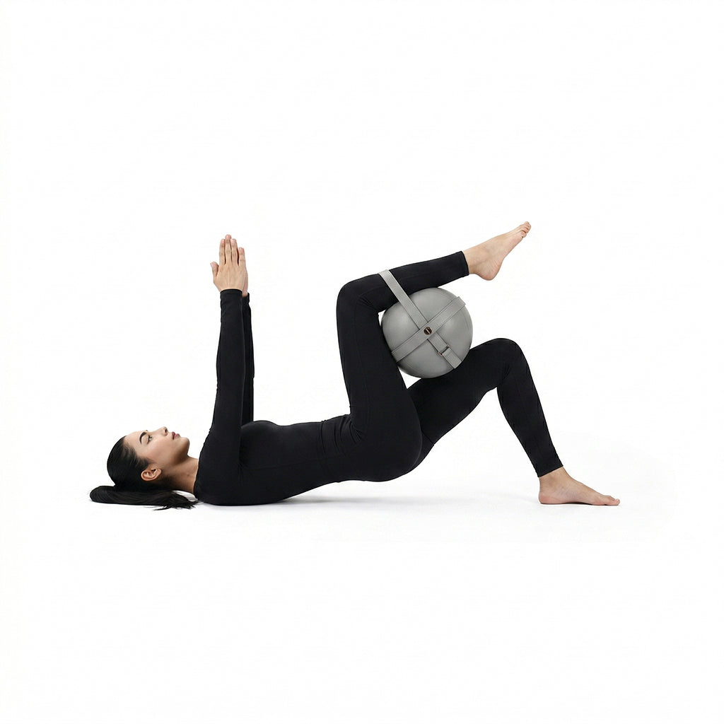 BEACON PVC leather gym body ball ZD-XTQ for fitness and core workouts, shown in the image.