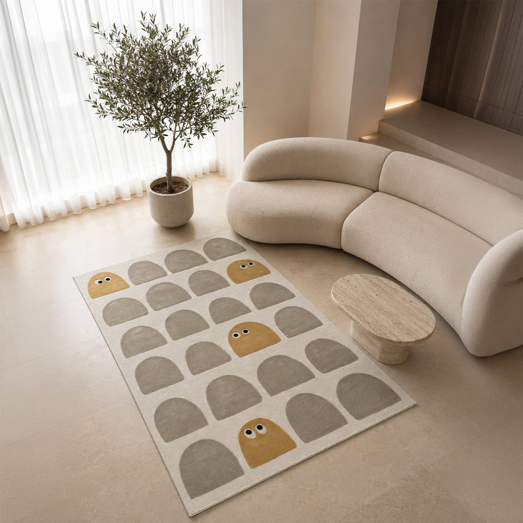 Pre-order for 55 Days Delivery - 230X160 Cm Peep Arch Hand Tufted Acrylic Carpet NR-068-2316