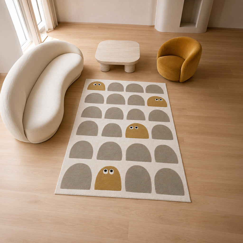 Pre-order for 55 Days Delivery - 230X160 Cm Peep Arch Hand Tufted Acrylic Carpet NR-068-2316