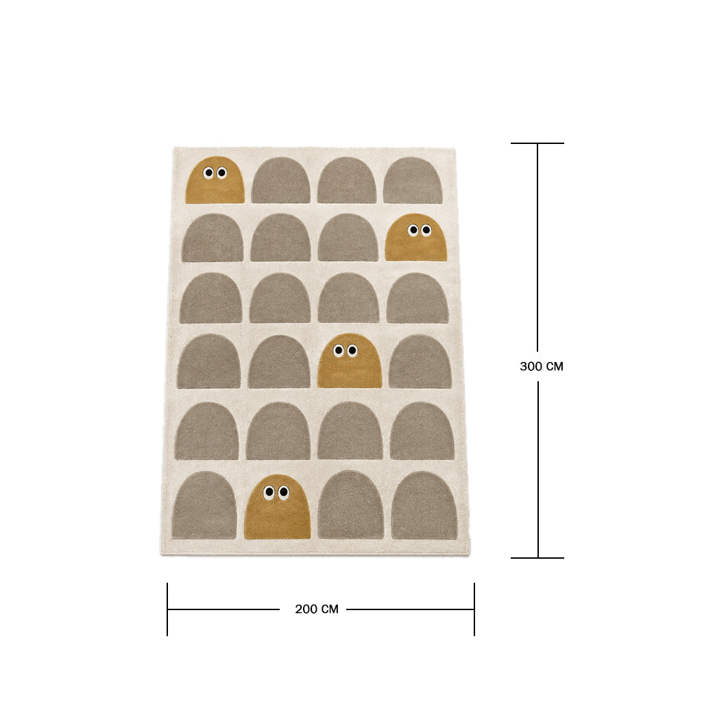 Pre-order for 55 Days Delivery - 300X200 Cm Peep Arch Hand Tufted Acrylic Carpet NR-068-3020