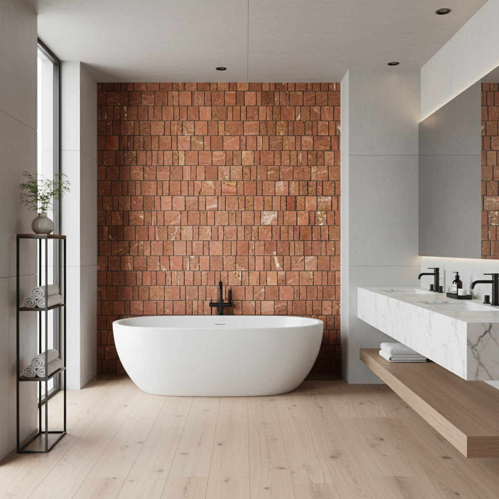 Pre-order 15 Days Delivery IRREGULAR MARBLE MOSAIC Wallpanels JMS250612 -  Wall Panels - ebarza Furniture UAE | Shop Modern Furniture in Abu Dhabi & Dubai - مفروشات ايبازرا في الامارات | تسوق اثاث عصري وديكورات مميزة في دبي وابوظبي