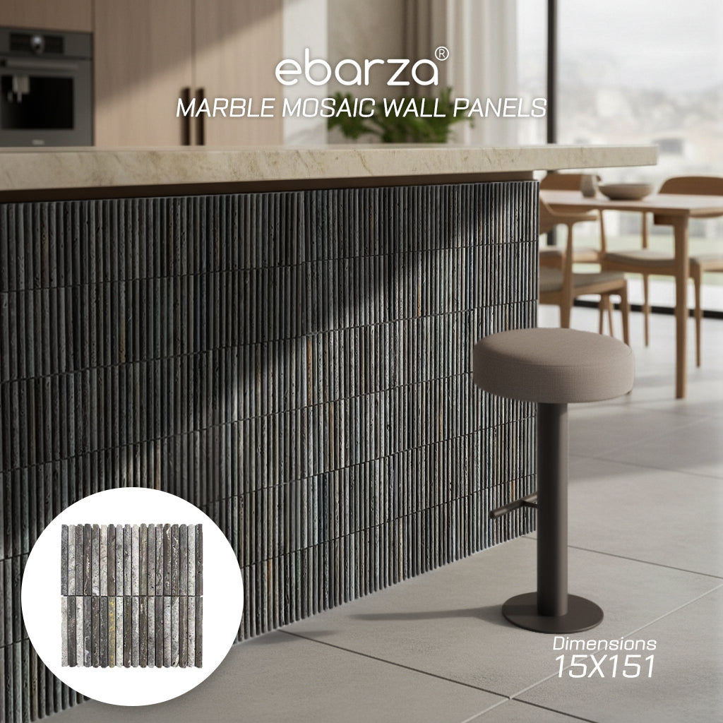 Pre-order 15 Days Delivery MARBLE MOSAIC Wallpanels JM250616 -  Wall Panels - ebarza Furniture UAE | Shop Modern Furniture in Abu Dhabi & Dubai - مفروشات ايبازرا في الامارات | تسوق اثاث عصري وديكورات مميزة في دبي وابوظبي