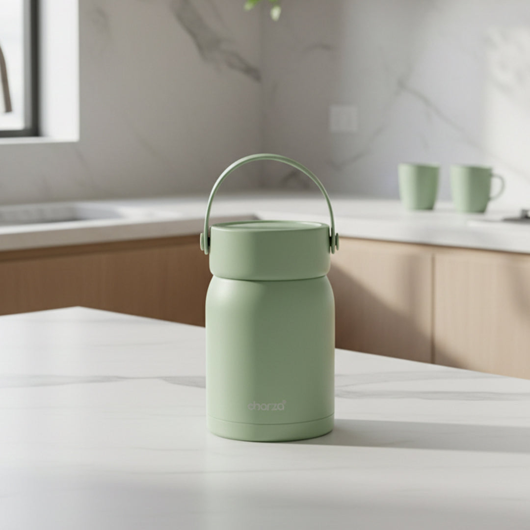 BEACON Canyon 700ML food jar and container, stainless steel drinkware with secure lid, ideal for food storage and travel.
