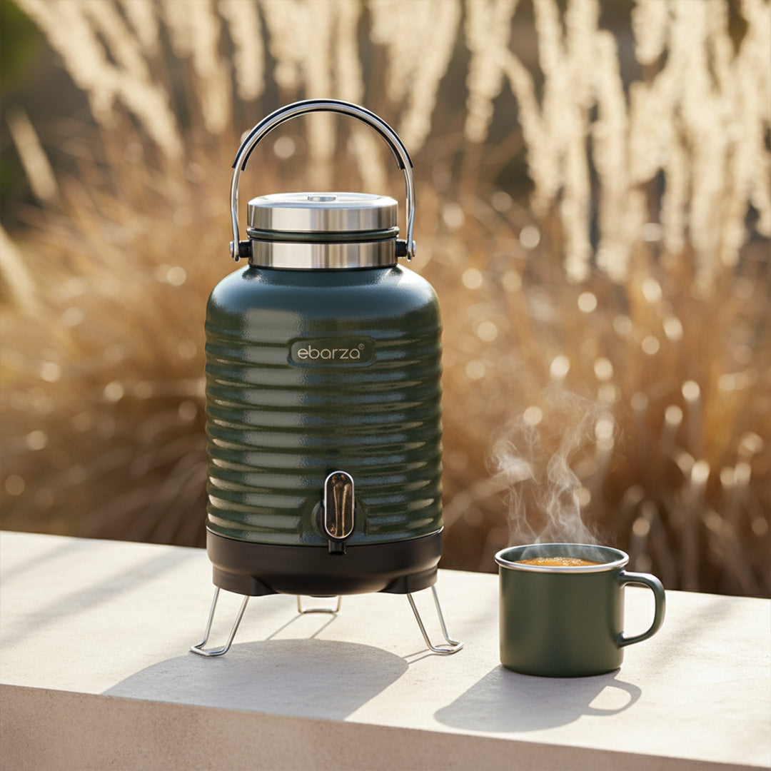 Pre-order 15 Days Delivery Deke Water Jar 5L-Green SHALDK170HMGR -  Drinkware - ebarza Furniture UAE | Shop Modern Furniture in Abu Dhabi & Dubai - مفروشات ايبازرا في الامارات | تسوق اثاث عصري وديكورات مميزة في دبي وابوظبي