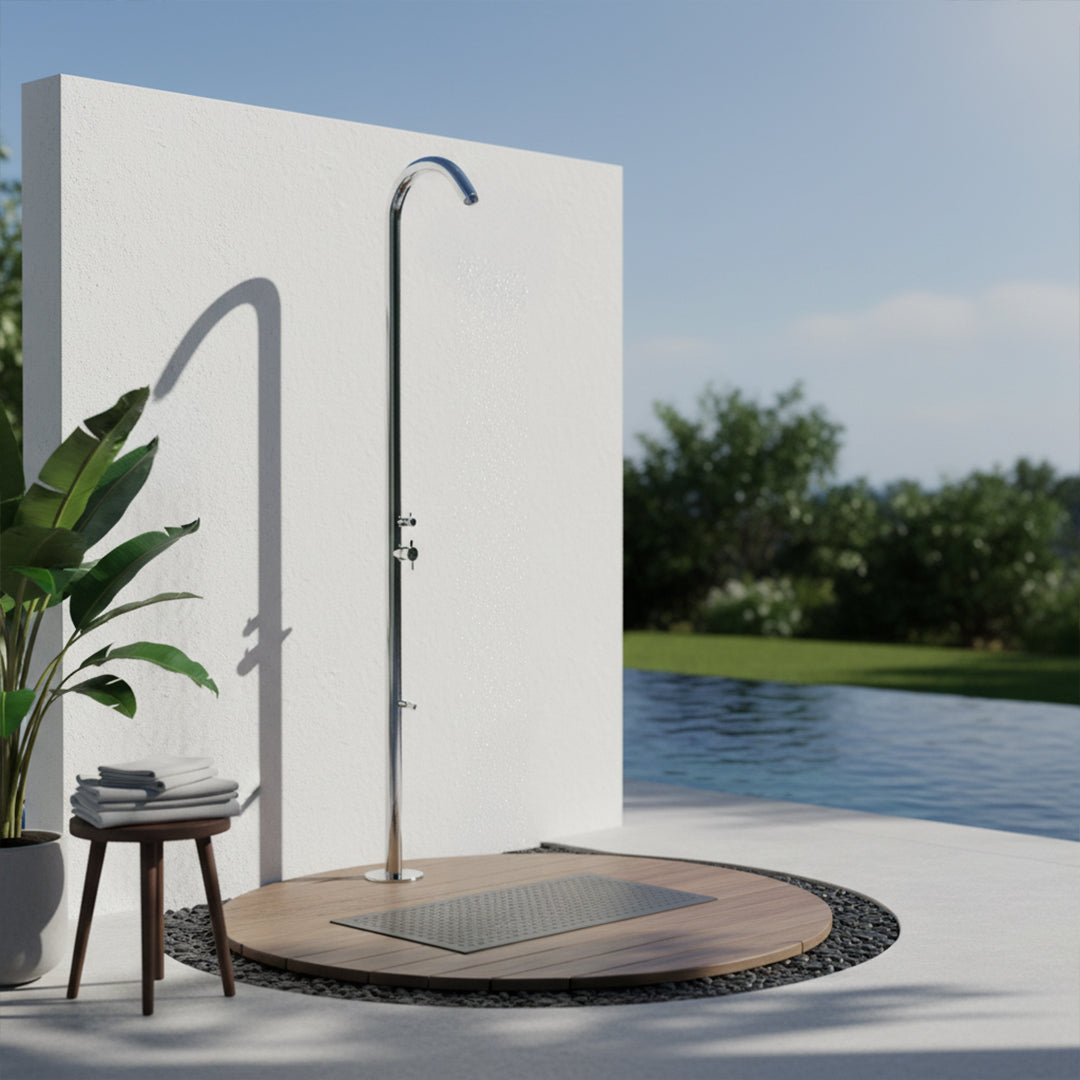 Pre-order 45 Days Delivery Indoor & Outdoor Shower Faucet ML9001 -  Bathroom Accessories - ebarza Furniture UAE | Shop Modern Furniture in Abu Dhabi & Dubai - مفروشات ايبازرا في الامارات | تسوق اثاث عصري وديكورات مميزة في دبي وابوظبي