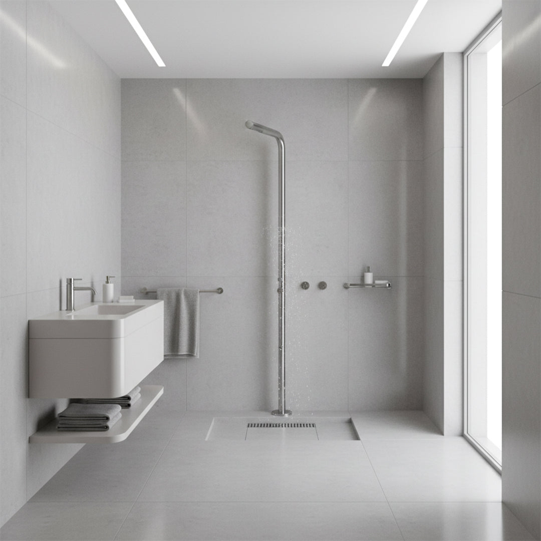 Pre-order 45 Days Delivery Indoor & Outdoor Shower Faucet ML9025 -  Bathroom Accessories - ebarza Furniture UAE | Shop Modern Furniture in Abu Dhabi & Dubai - مفروشات ايبازرا في الامارات | تسوق اثاث عصري وديكورات مميزة في دبي وابوظبي