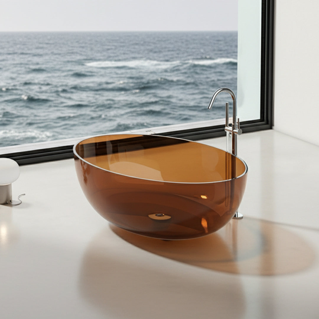 Pre-order 90 Days Delivery Bathtub With Faucet - SNT1063 -  Bathtub - ebarza Furniture UAE | Shop Modern Furniture in Abu Dhabi & Dubai - مفروشات ايبازرا في الامارات | تسوق اثاث عصري وديكورات مميزة في دبي وابوظبي