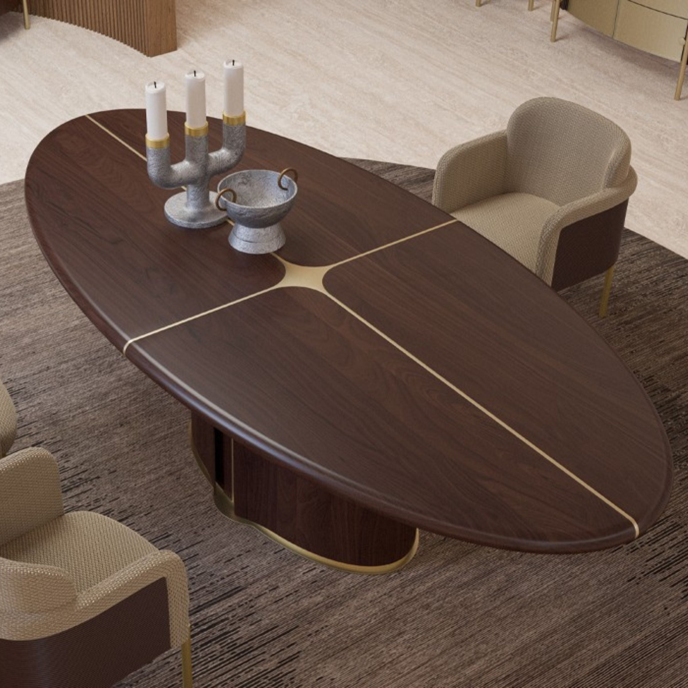 Vega Sideboard 268cm KONVEG001 -  Sideboards | خزانة جانبية فيجا 268 سم - ebarza Furniture UAE | Shop Modern Furniture in Abu Dhabi & Dubai - مفروشات ايبازرا في الامارات | تسوق اثاث عصري وديكورات مميزة في دبي وابوظبي