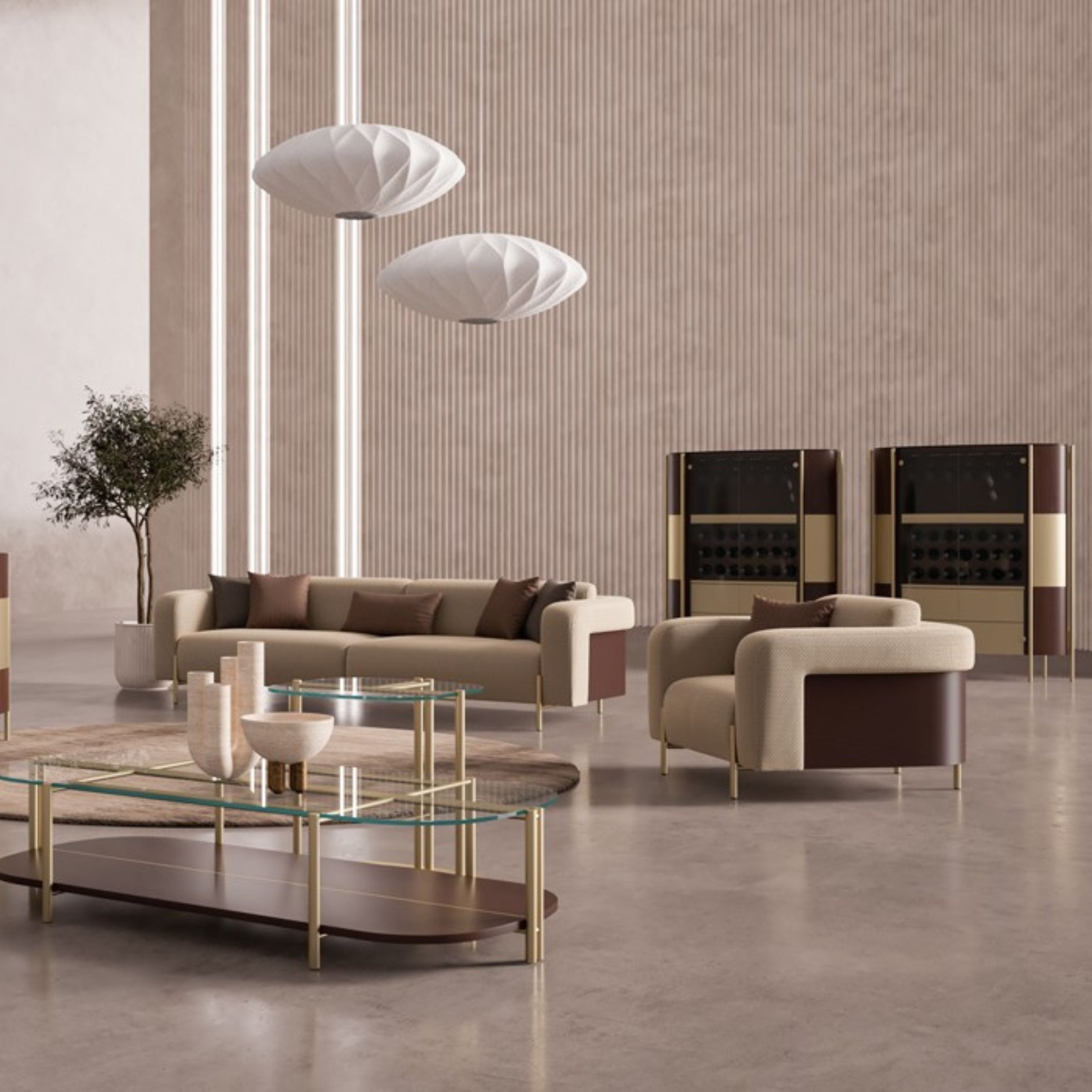 Vega  Cabinet VITVEG001 -  Shelves | خزانة فيجا - ebarza Furniture UAE | Shop Modern Furniture in Abu Dhabi & Dubai - مفروشات ايبازرا في الامارات | تسوق اثاث عصري وديكورات مميزة في دبي وابوظبي