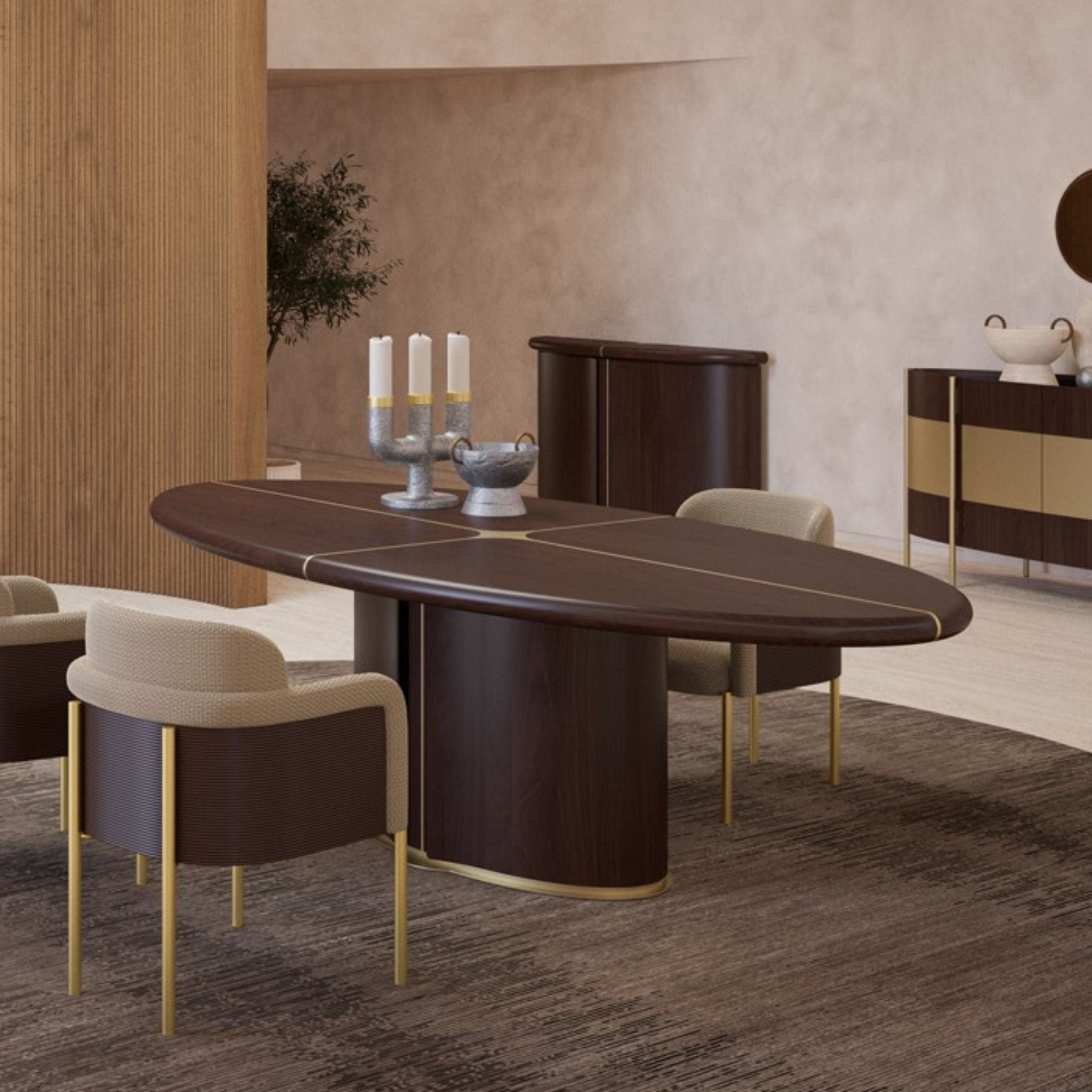 Vega Oval Dining Table 260 120 CM MASVEG001